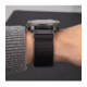 Juoda apyrankė Garmin Fenix 5 / 6 / 6 Pro / 7 / 8 / 8 Pro / E / 9 / 9 Pro (47 mm) "Tech-Protect Nylon Classic"