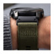 Žalia apyrankė Garmin Fenix 5 / 6 / 6 Pro / 7 / 8 / 8 Pro / E / 9 / 9 Pro (47 mm) "Tech-Protect Nylon Classic"