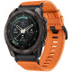 Oranžinė apyrankė Garmin Fenix 5X / 5X Plus / 6X / 6X Pro / 7X / 8 / 8 Pro / 9 / 9 Pro (51 mm) "Tech-Protect Nylon Classic"
