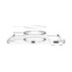 Skaidrus (Baltas) dėklas Apple iPhone DUO telefonui "Spigen Ultra Hybrid Pro Magsafe"