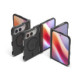 Matinis juodas dėklas Apple iPhone DUO telefonui "Spigen Ultra Hybrid Pro Magsafe"