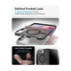 Matinis juodas dėklas Apple iPhone DUO telefonui "Spigen Ultra Hybrid Pro Magsafe"