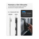 Matinis juodas dėklas Apple iPhone DUO telefonui "Spigen Ultra Hybrid Pro Magsafe"