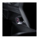 Juodas 2xUSB-A QC3.0 3A 36W automobilinis pakrovėjas "Forcell F-Energy Carbon CC50-2A"