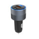 Pilkas 1xUSB-A + 2xUSB-C QC4.0 PD SFC2.0 3A 85W automobilinis pakrovėjas "Forcell F-Energy Alu"