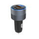 Pilkas 1xUSB-A + 2xUSB-C QC4.0 PD SFC2.0 4,5A 65W automobilinis pakrovėjas "Forcell F-Energy Alu"