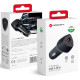 Juodas 1xUSB-A QC3.0 3A 18W automobilinis pakrovėjas "Forcell F-Energy Carbon CC50-1A"