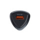 Juodas 1xUSB-A QC3.0 3A 18W automobilinis pakrovėjas "Forcell F-Energy Carbon CC50-1A"