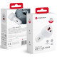 Baltas 1xUSB-A + 1xUSB-C QC3.0 PD 3A 38W automobilinis pakrovėjas "Forcell F-Energy Carbon CC50-1A1C"