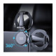 Juodas automobilinis magnetinis telefono laikiklis "Blue Star Easy View MagSafe"