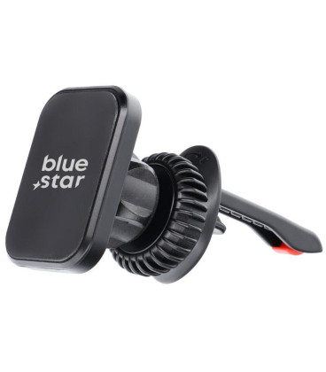 Juodas automobilinis magnetinis telefono laikiklis "Blue Star Smart Lock Square"