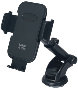 Juodas automobilinis telefono laikiklis "Blue Star Slide Mount Classic"