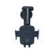 Juodas automobilinis telefono laikiklis "Blue Star Slide Mount Classic"