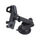 Juodas automobilinis telefono laikiklis "Forcell F-Grip Carbon Bracket"