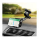 Juodas automobilinis telefono laikiklis "Forcell F-Grip Carbon Bracket"