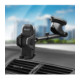Juodas automobilinis telefono laikiklis "Forcell F-Grip Carbon Bracket"