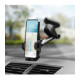 Juodas automobilinis telefono laikiklis "Forcell F-Grip Carbon Bracket"