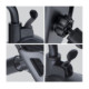 Automobilinis telefono laikiklis Forcell F-Grip Carbon Bracket arm 17cm priekinis stiklas juodas