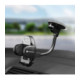 Juodas automobilinis telefono laikiklis "Forcell F-Grip Oval 17 cm"