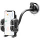 Juodas automobilinis telefono laikiklis "Forcell F-Grip Regular 17 cm"
