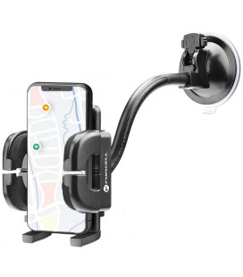 Juodas automobilinis telefono laikiklis "Forcell F-Grip Regular 17 cm"