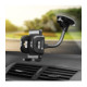Juodas automobilinis telefono laikiklis "Forcell F-Grip Regular 17 cm"