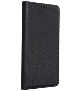 Juodas atverčiamas dėklas Samsung Galaxy S21 FE telefonui "Smart Case Book"