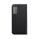 Juodas atverčiamas dėklas Samsung Galaxy S21 FE telefonui "Smart Case Book"