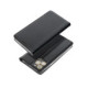 Juodas atverčiamas dėklas Samsung Galaxy S21 FE telefonui "Smart Case Book"
