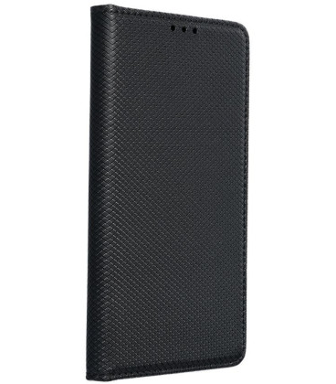 Juodas atverčiamas dėklas Samsung Galaxy S24 Plus telefonui "Smart Case Book"