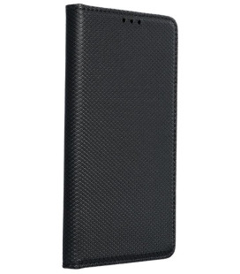 Juodas atverčiamas dėklas Samsung Galaxy A35 telefonui "Smart Case Book"