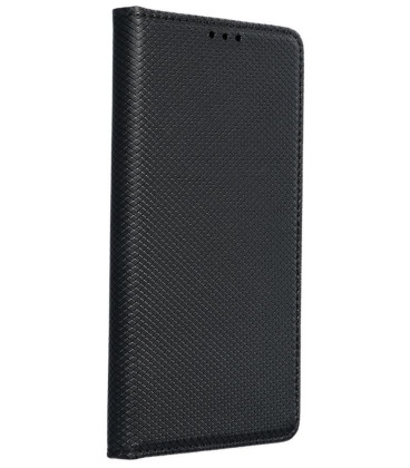 Juodas atverčiamas dėklas Samsung Galaxy A35 telefonui "Smart Case Book"
