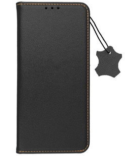 Juodas atverčiamas dėklas Samsung Galaxy S24 FE telefonui "Smart Pro Book Leather"