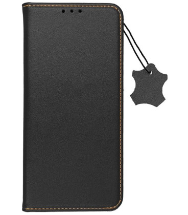 Juodas atverčiamas dėklas Samsung Galaxy S24 FE telefonui "Smart Pro Book Leather"