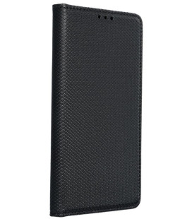 Juodas atverčiamas dėklas Apple iPhone 17 Pro / 18 Pro telefonui "Smart Case Book"