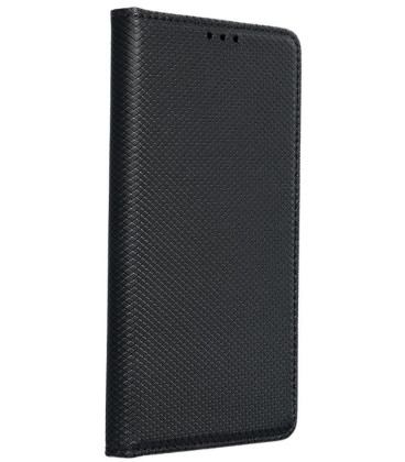 Juodas atverčiamas dėklas Apple iPhone 17 Pro / 18 Pro telefonui "Smart Case Book"