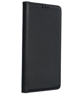 Juodas atverčiamas dėklas Samsung Galaxy S25 Plus telefonui "Smart Case Book"