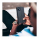 Juodas atverčiamas dėklas Huawei P Smart 2019 telefonui "Fancy Book"