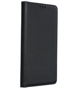 Juodas atverčiamas dėklas Samsung Galaxy A23 5G telefonui "Smart Case Book"