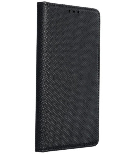 Juodas atverčiamas dėklas Samsung Galaxy A51 telefonui "Smart Case Book"