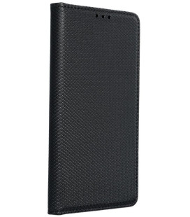 Juodas atverčiamas dėklas Samsung Galaxy S24 FE telefonui "Smart Case Book"