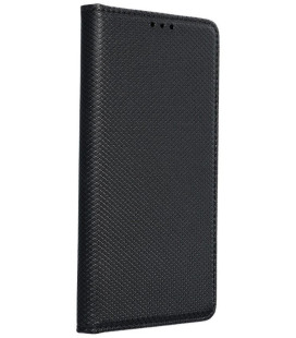 Juodas atverčiamas dėklas Samsung Galaxy A13 5G / A04s telefonui "Smart Book Case"