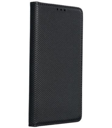 Juodas atverčiamas dėklas Samsung Galaxy A36 5G telefonui "Smart Book Case"