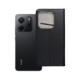 Juodas atverčiamas dėklas Xiaomi Redmi Note 14 5G telefonui "Smart Book Case"