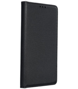 Juodas atverčiamas dėklas Xiaomi Redmi Note 10 Pro / 10 Pro Max telefonui "Smart Book Case"