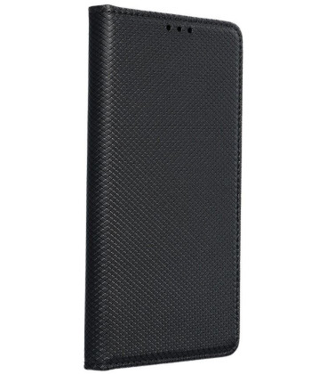 Juodas atverčiamas dėklas Xiaomi Redmi Note 10 Pro / 10 Pro Max telefonui "Smart Book Case"