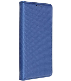 Mėlynas atverčiamas dėklas Motorola G84 telefonui "Smart Book Case"