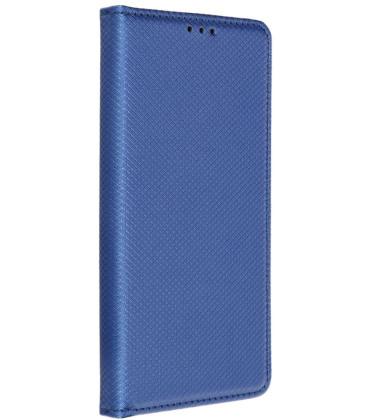 Mėlynas atverčiamas dėklas Motorola G84 telefonui "Smart Book Case"