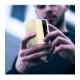 Auksinės spalvos atverčiamas dėklas Xiaomi Redmi Note 15 Pro Plus 5G telefonui "Sensitive Book" 