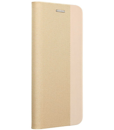 Auksinės spalvos atverčiamas dėklas Xiaomi Redmi Note 15 Pro Plus 5G telefonui "Sensitive Book" 